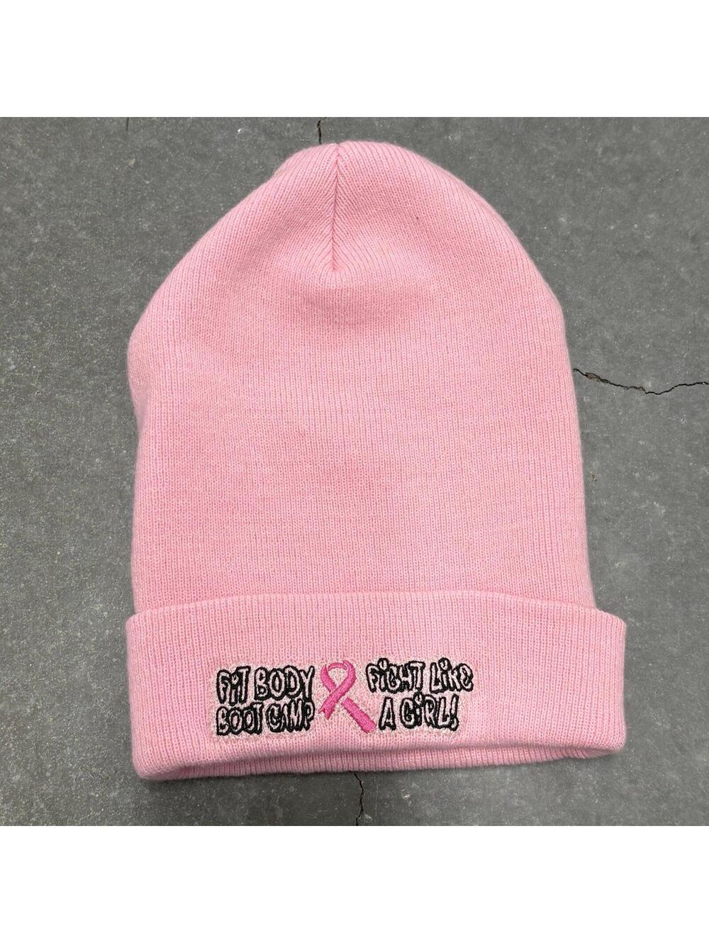 Breast Cancer Awareness Pink Beanie